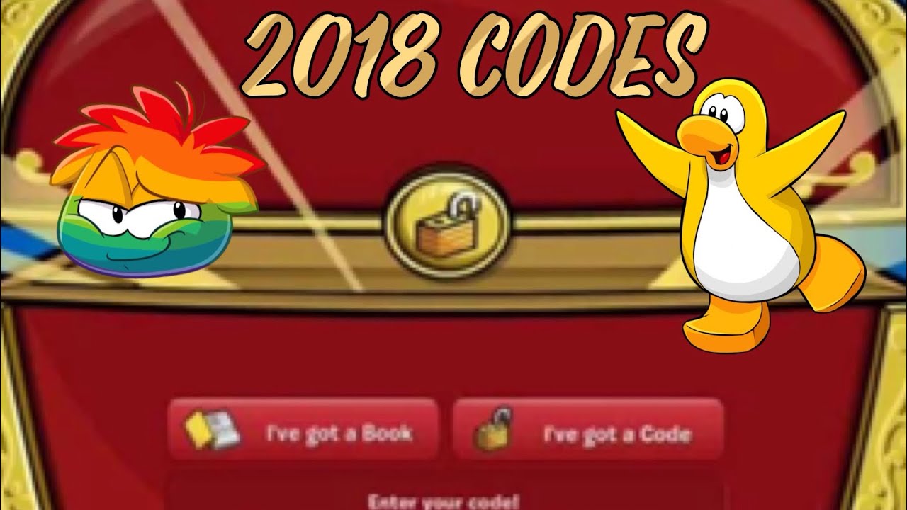Club Penguin Codes 2019
